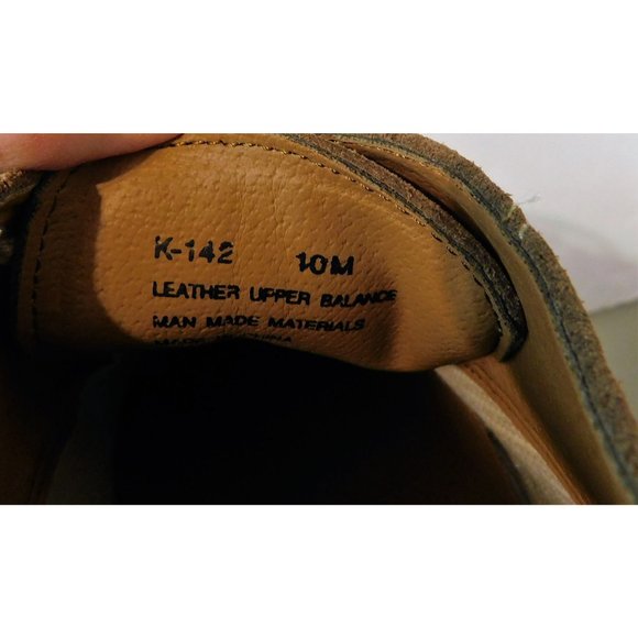 G H Bass Mens Shoes Suede Leather Oxford Ties Tan 10M - Picture 13 of 13